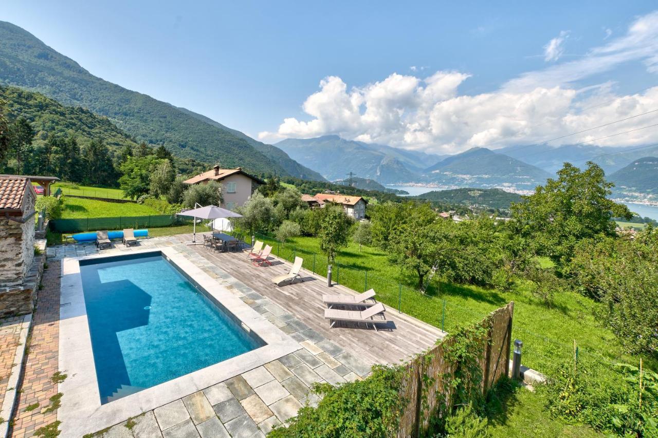 Chalet Con Piscina E Vista Panoramica 科利科 外观 照片